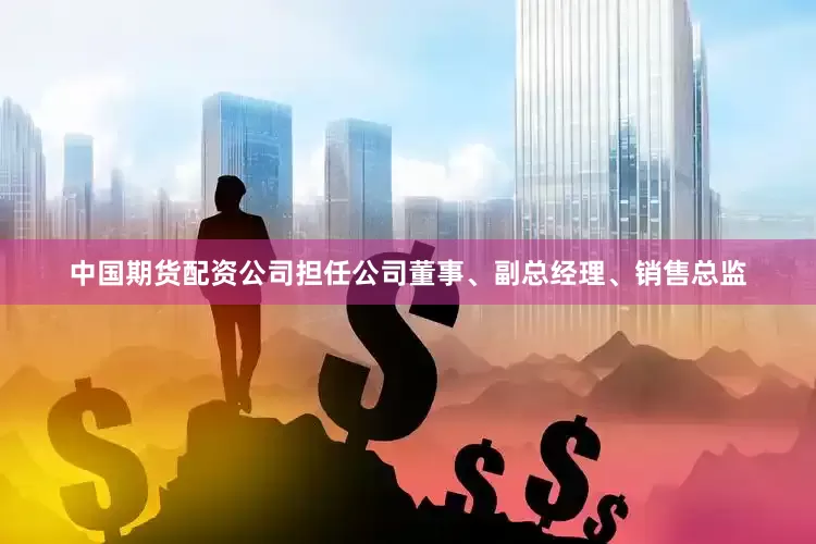 中国期货配资公司担任公司董事、副总经理、销售总监
