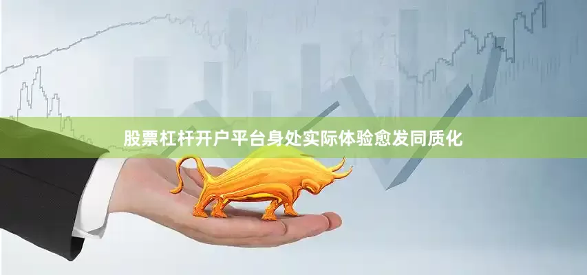 股票杠杆开户平台身处实际体验愈发同质化