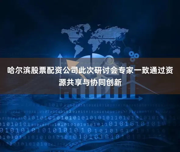哈尔滨股票配资公司此次研讨会专家一致通过资源共享与协同创新