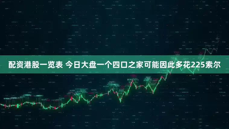 配资港股一览表 今日大盘一个四口之家可能因此多花225索尔